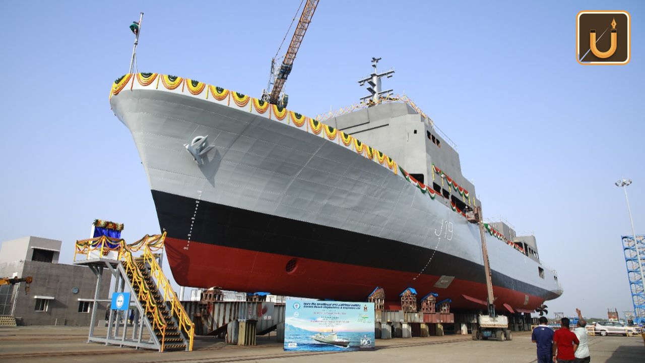 Usthadian Academy /GRSE Delivers India’s Largest Survey Vessel to Navy